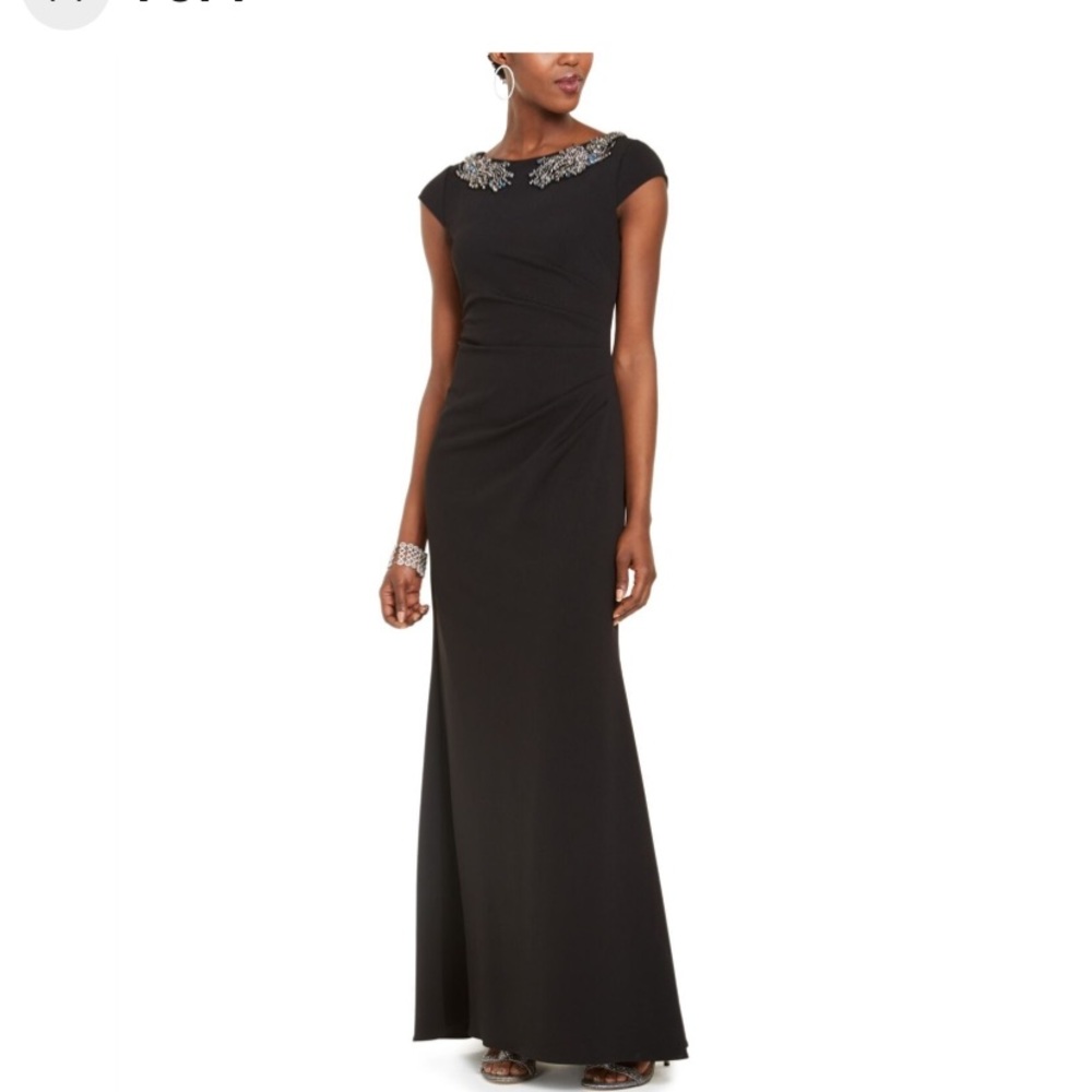 Adrianna Papell Beased Formal Gown— NWT with minor defect— size 8